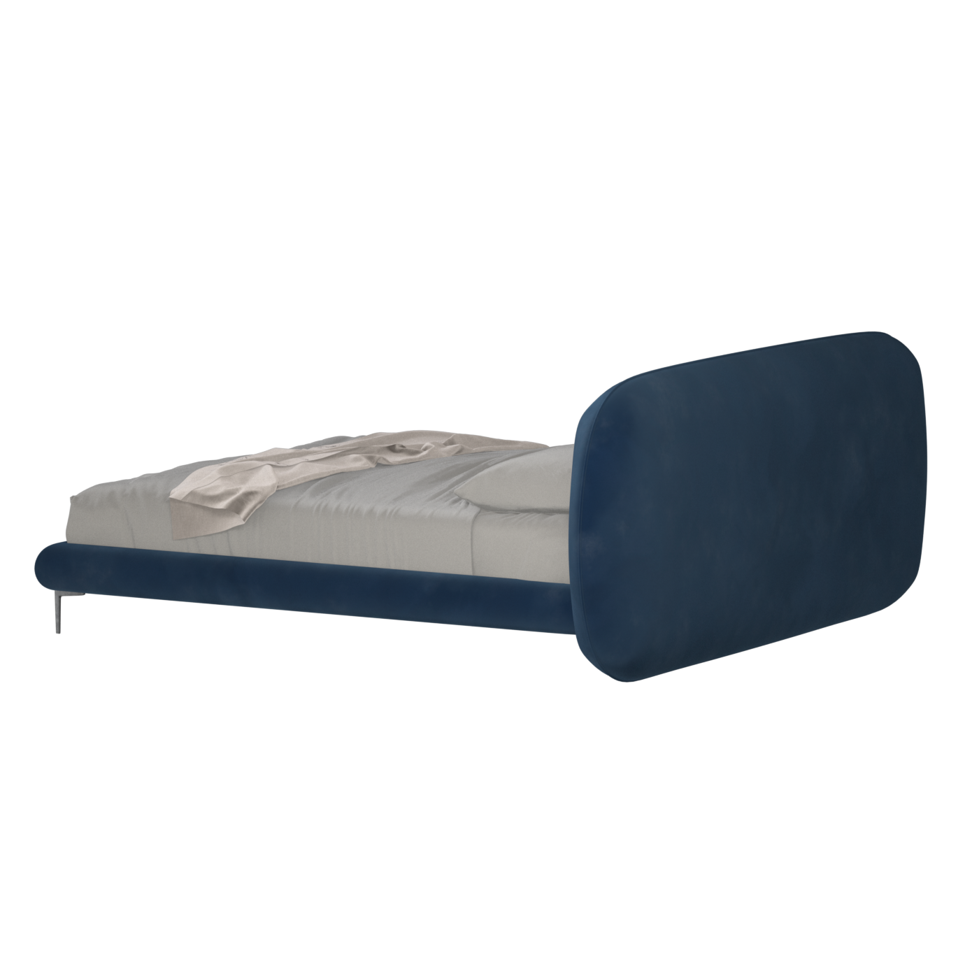 Bolzano Upholstered Bed with Curved Headboard