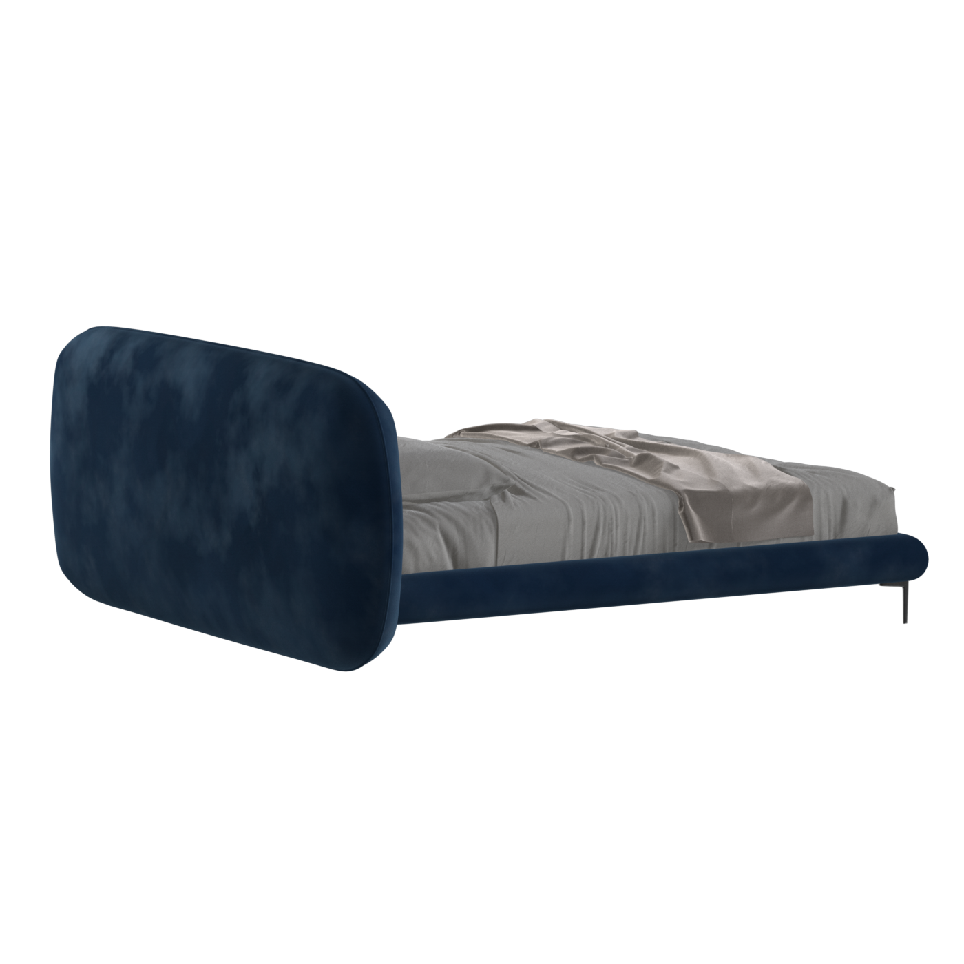 Bolzano Upholstered Bed with Curved Headboard