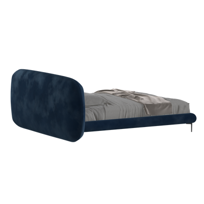 Bolzano Upholstered Bed with Curved Headboard