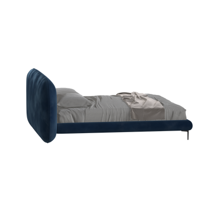 Bolzano Upholstered Bed with Curved Headboard