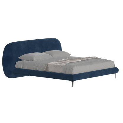 Bolzano Upholstered Bed with Curved Headboard