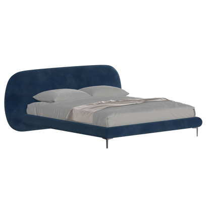 Bolzano Upholstered Bed with Curved Headboard