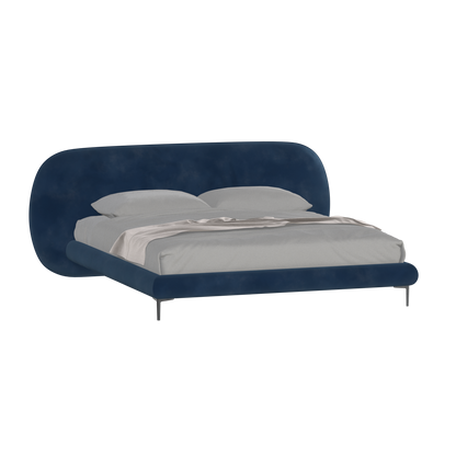 Bolzano Upholstered Bed with Curved Headboard