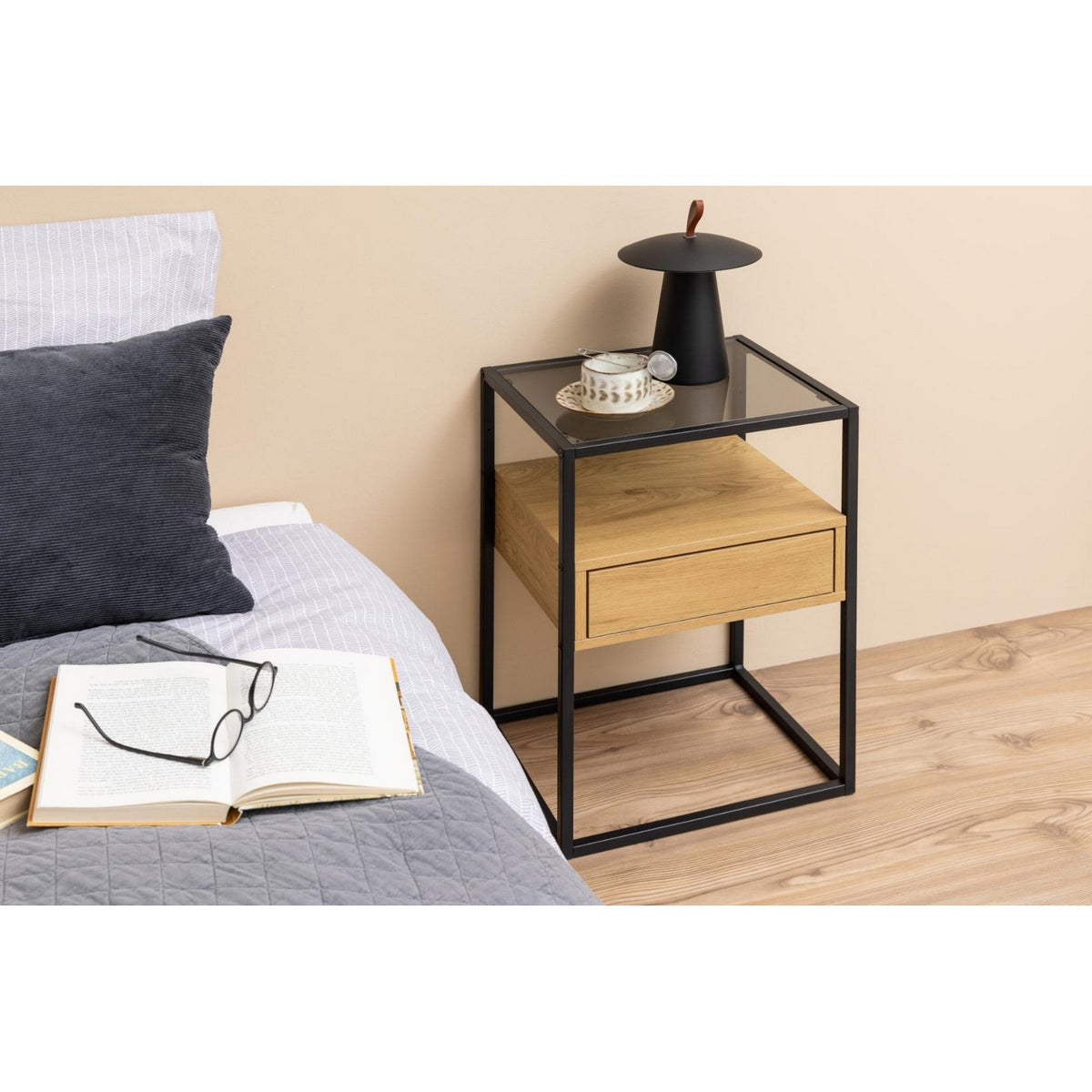 Bedside Table Randolf - Beige