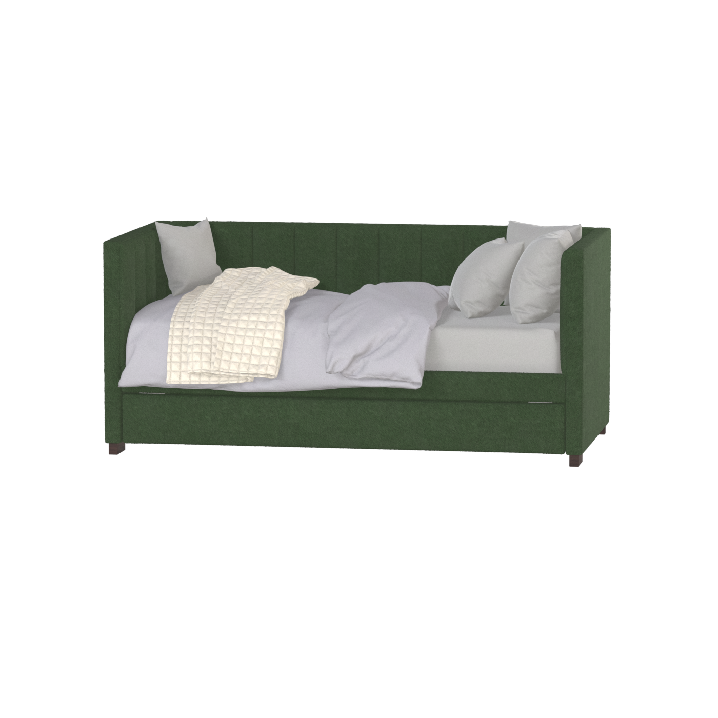 Capella Daybed with Sculpted Style and Built-In Versatility