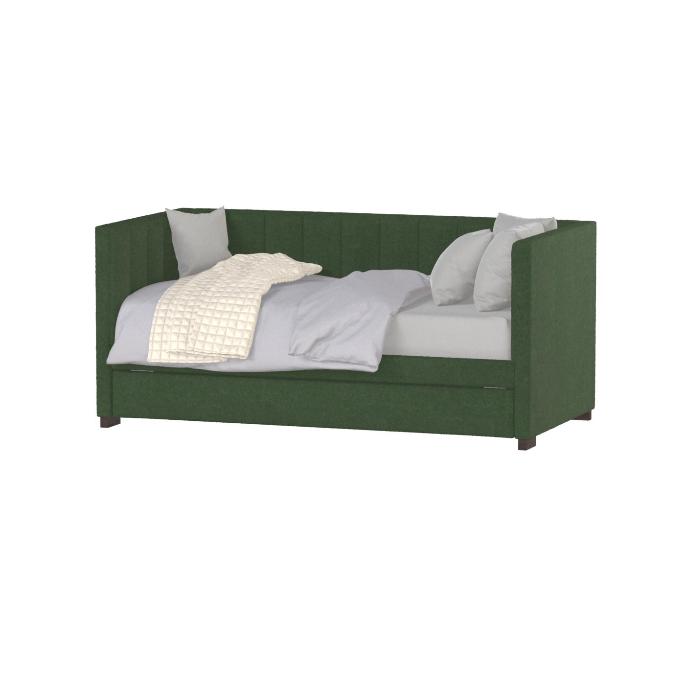 Capella Daybed with Sculpted Style and Built-In Versatility