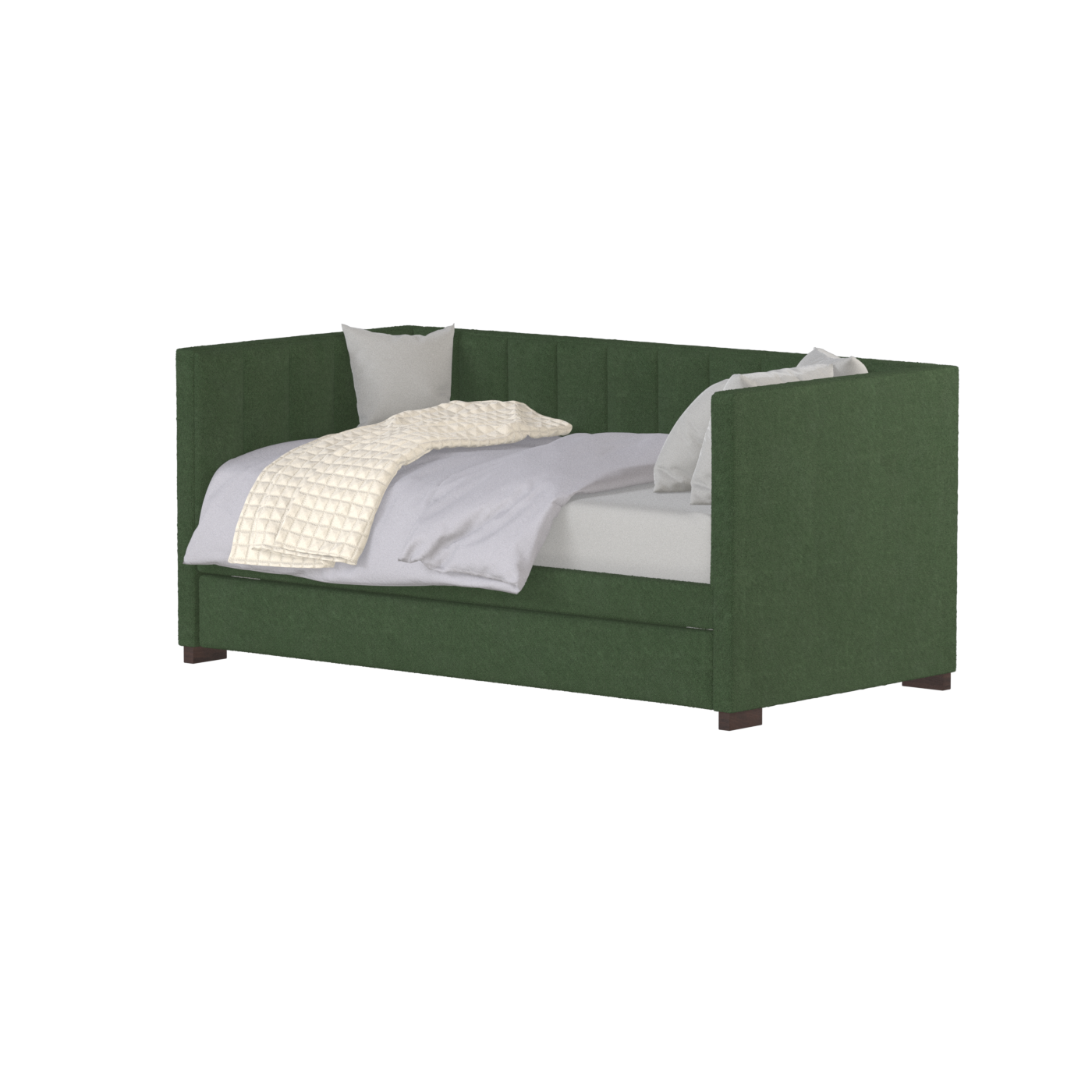 Capella Daybed with Sculpted Style and Built-In Versatility