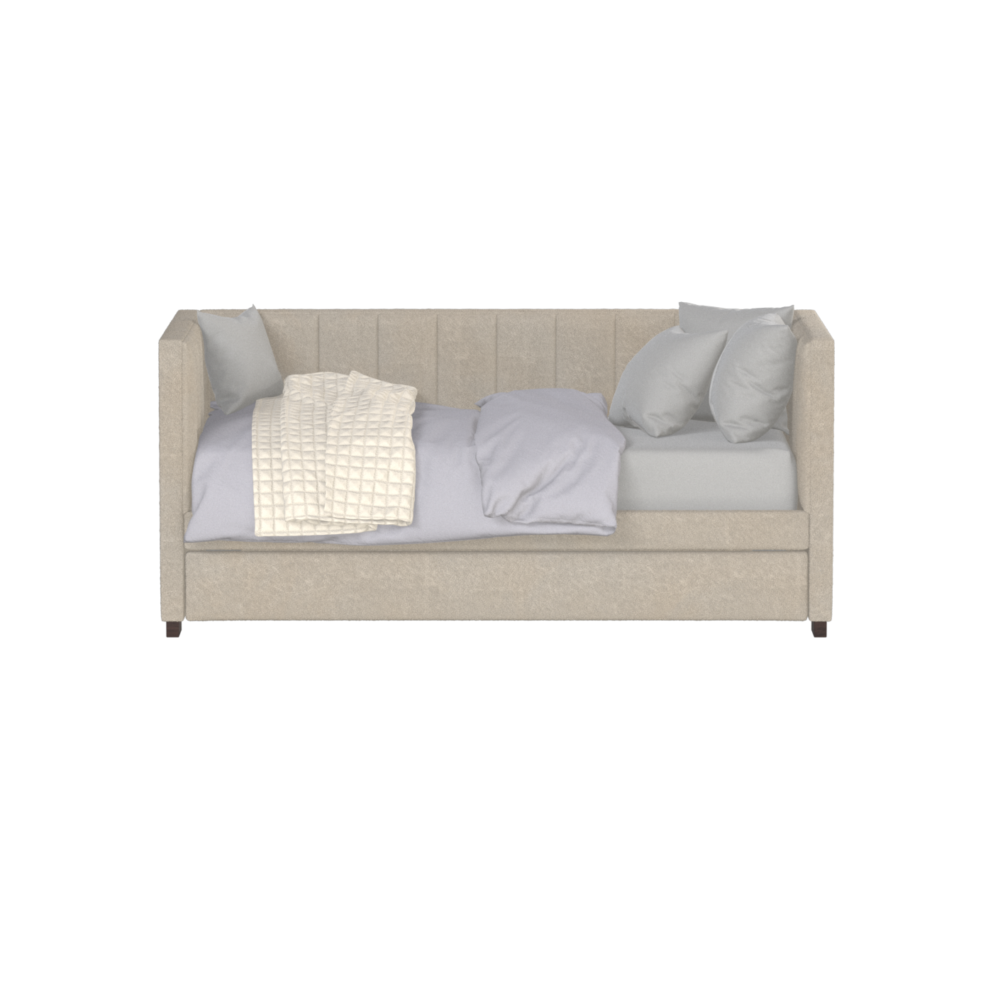 Capella Daybed with Sculpted Style and Built-In Versatility