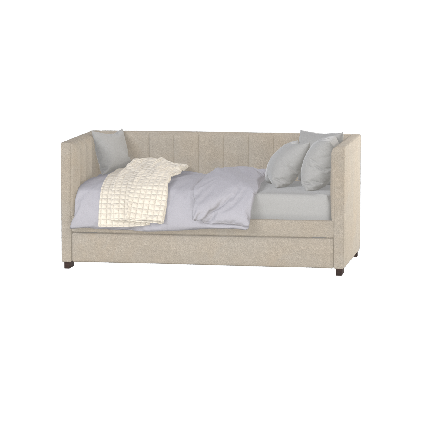 Capella Daybed with Sculpted Style and Built-In Versatility