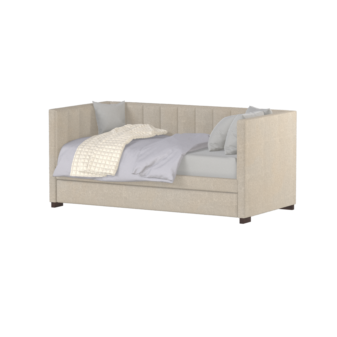 Capella Daybed with Sculpted Style and Built-In Versatility