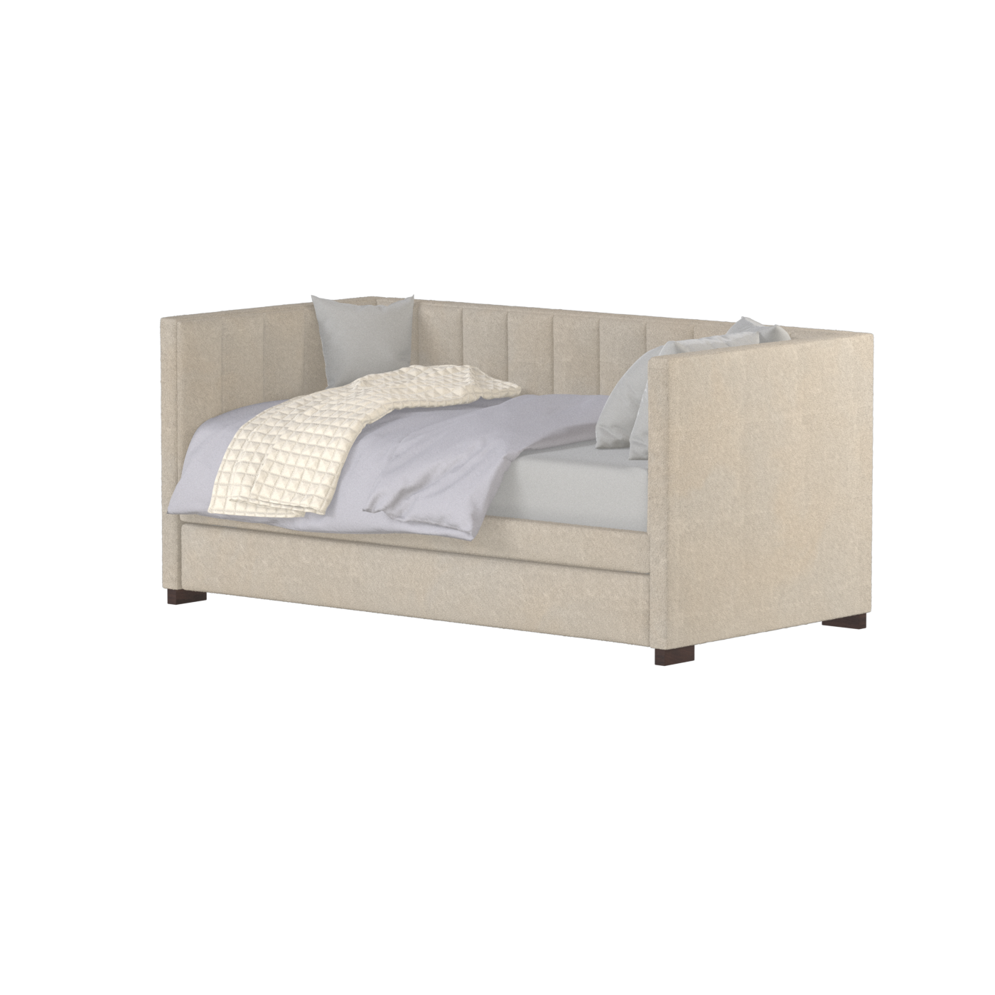 Capella Daybed with Sculpted Style and Built-In Versatility