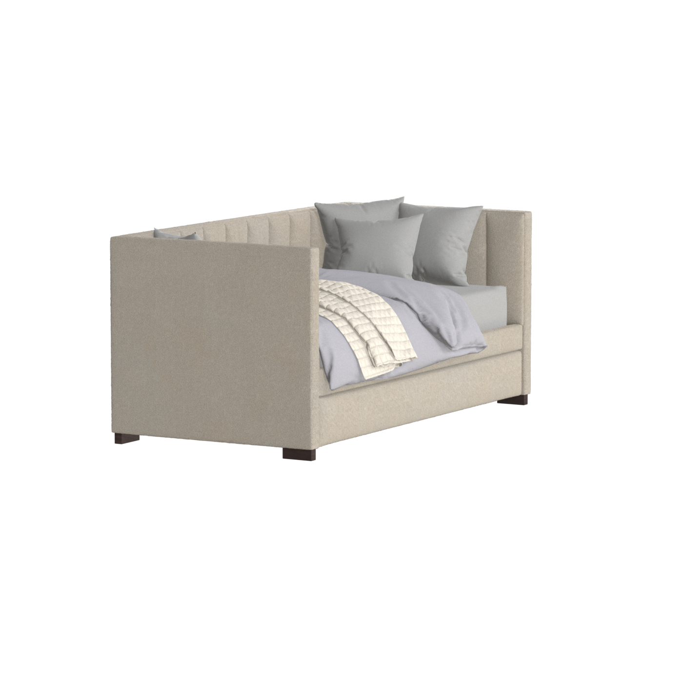 Capella Daybed with Sculpted Style and Built-In Versatility