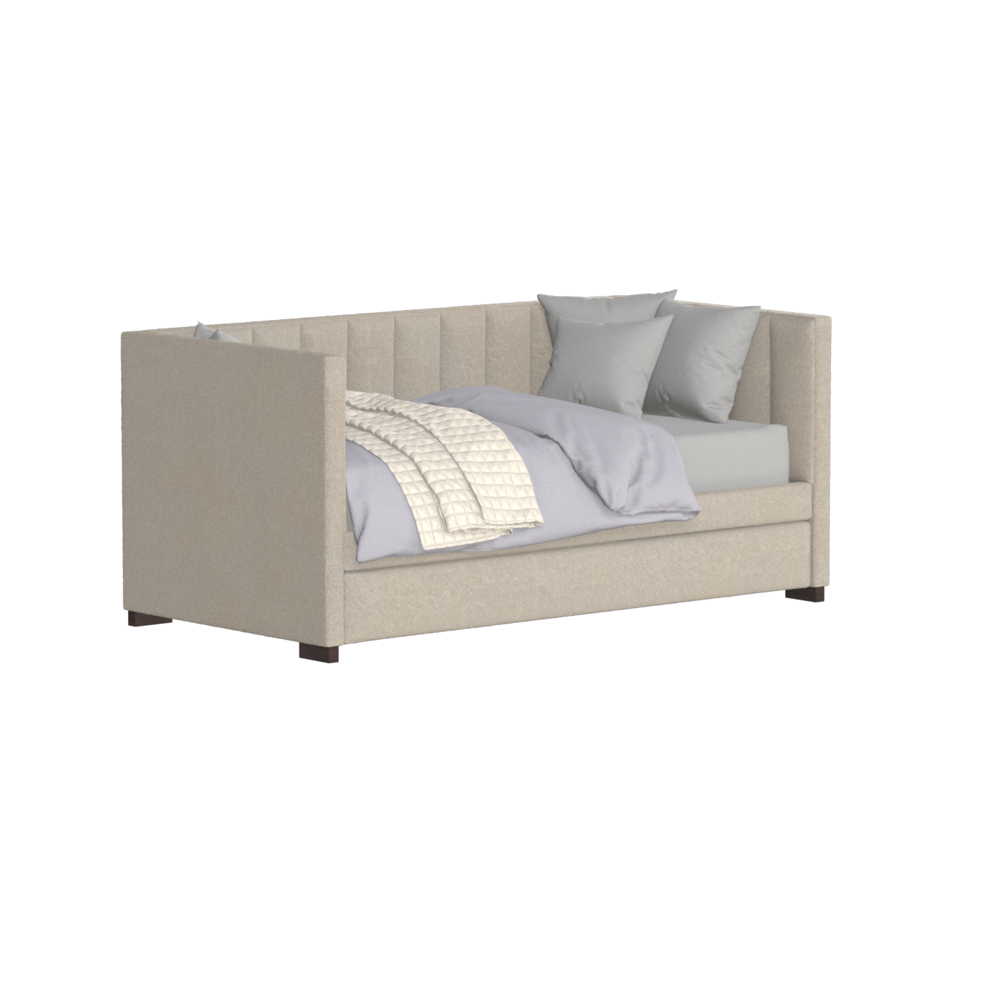 Capella Daybed with Sculpted Style and Built-In Versatility