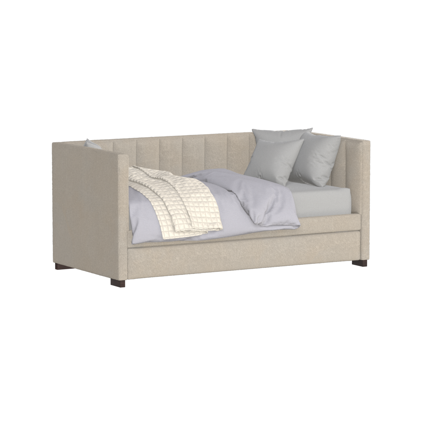 Capella Daybed with Sculpted Style and Built-In Versatility