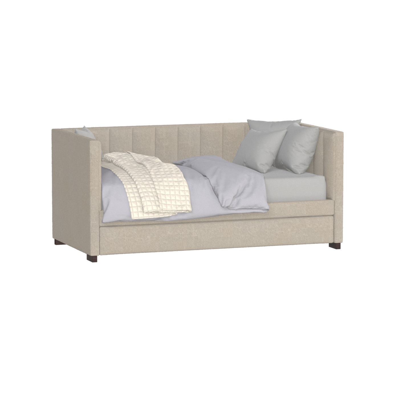 Capella Daybed with Sculpted Style and Built-In Versatility