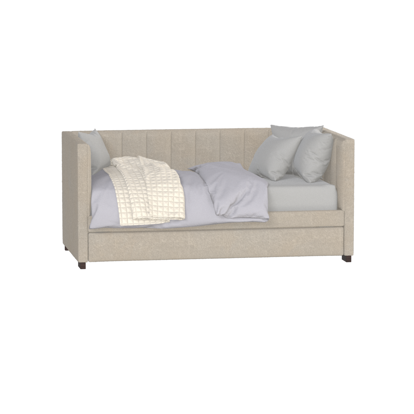 Capella Daybed with Sculpted Style and Built-In Versatility