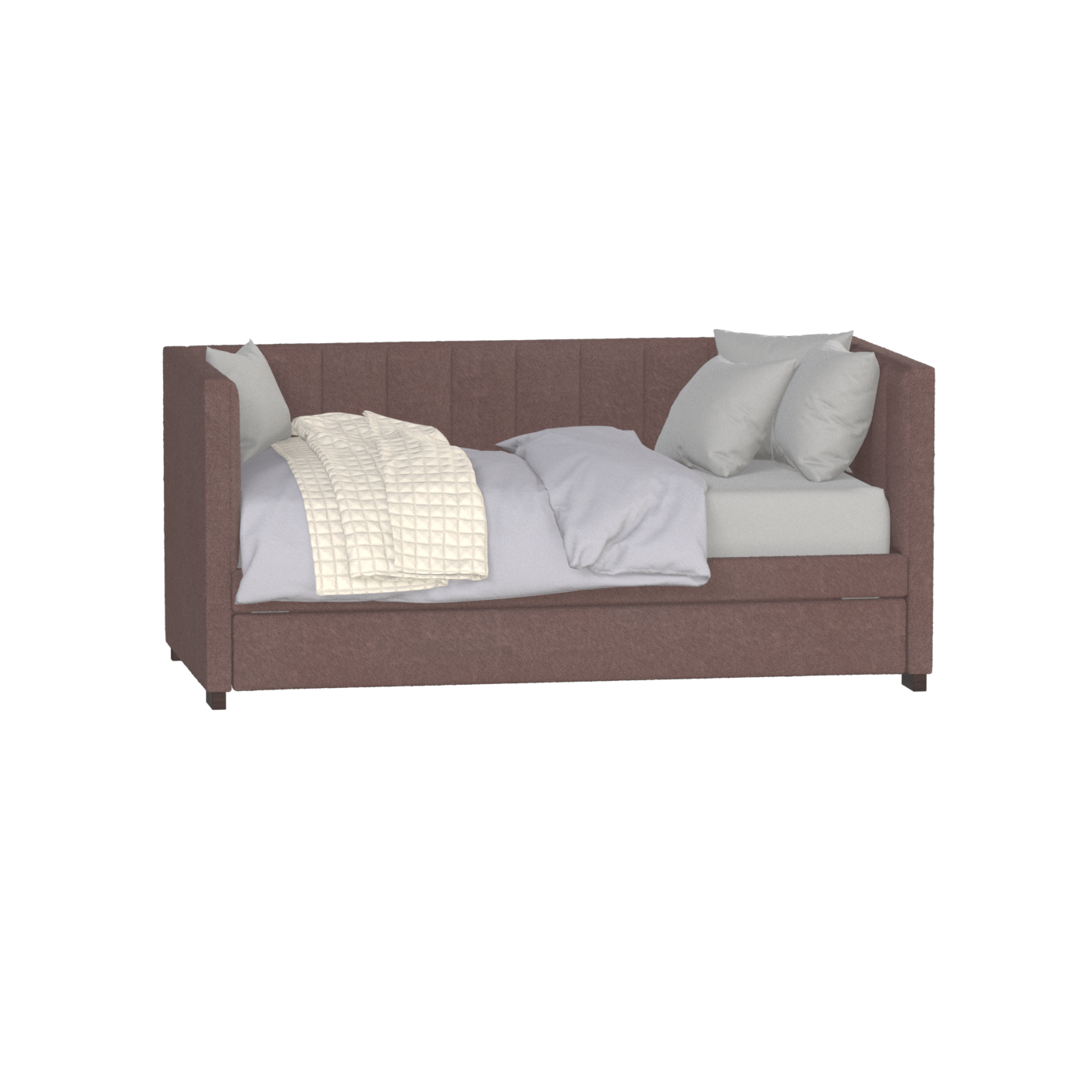 Capella Daybed with Sculpted Style and Built-In Versatility