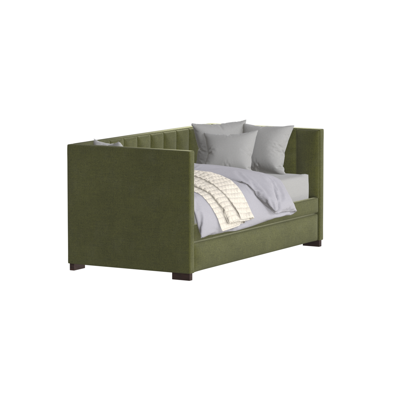 Capella Daybed with Sculpted Style and Built-In Versatility