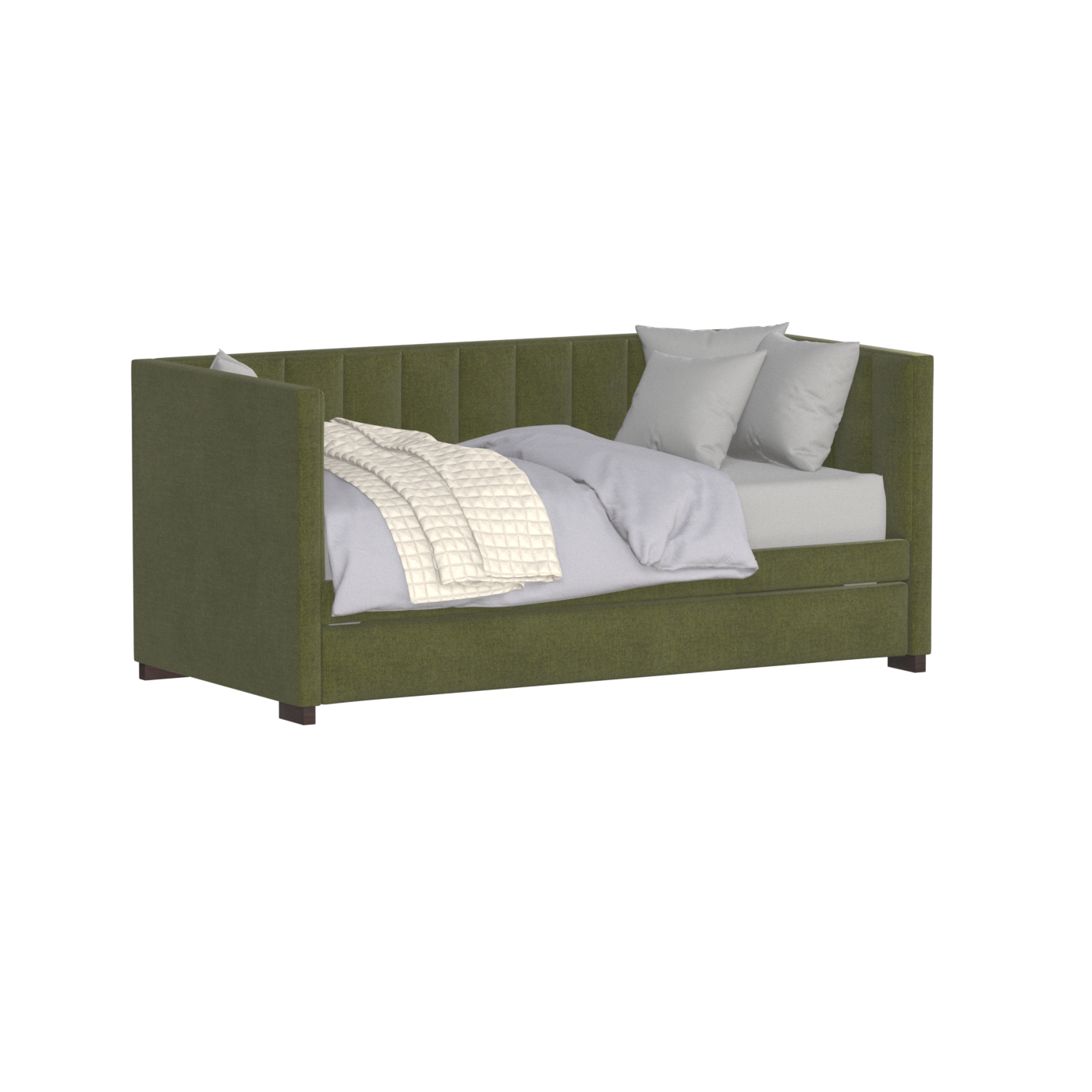 Capella Daybed with Sculpted Style and Built-In Versatility