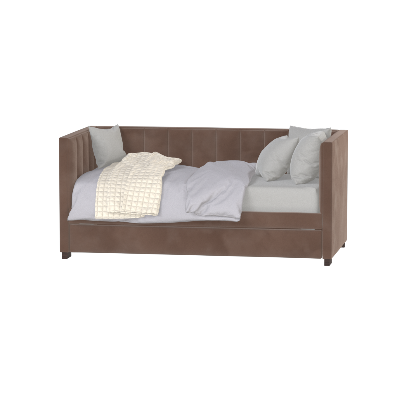 Capella Daybed with Sculpted Style and Built-In Versatility