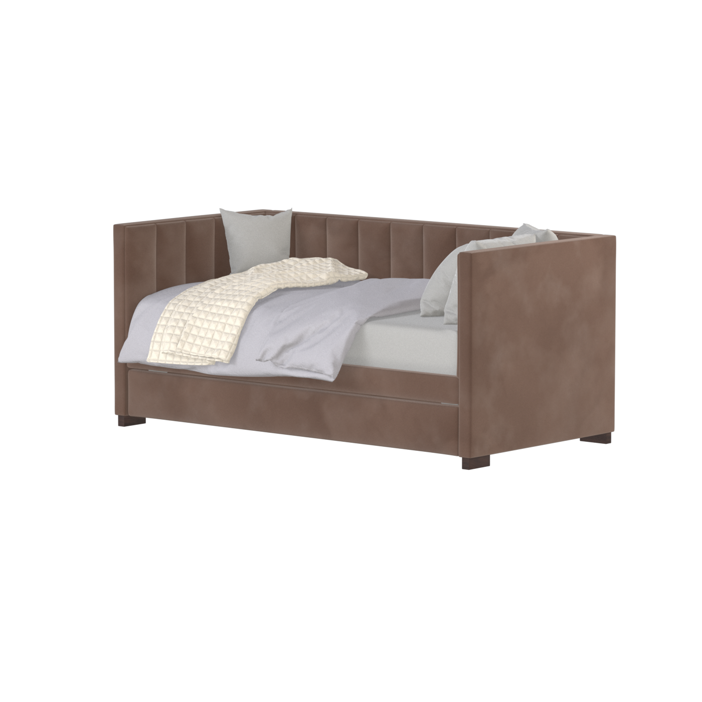 Capella Daybed with Sculpted Style and Built-In Versatility