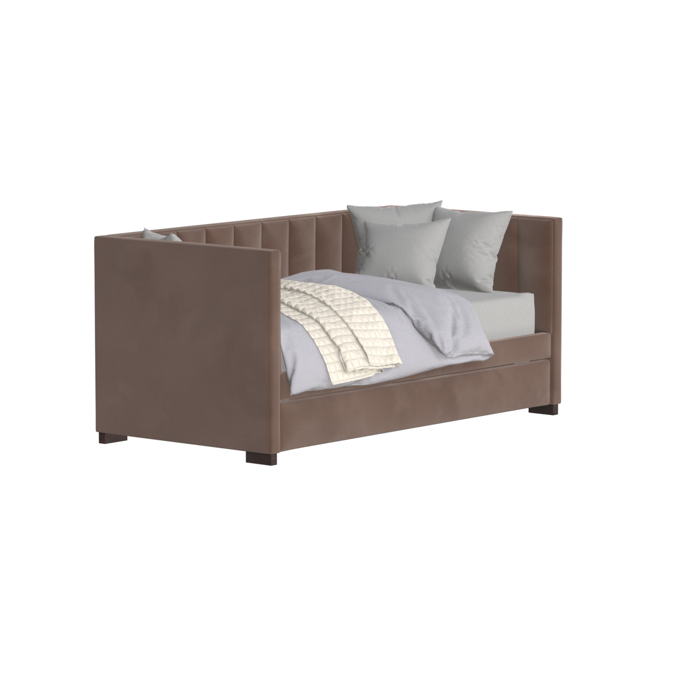 Capella Daybed with Sculpted Style and Built-In Versatility