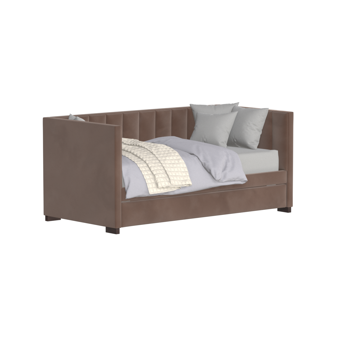 Capella Daybed with Sculpted Style and Built-In Versatility