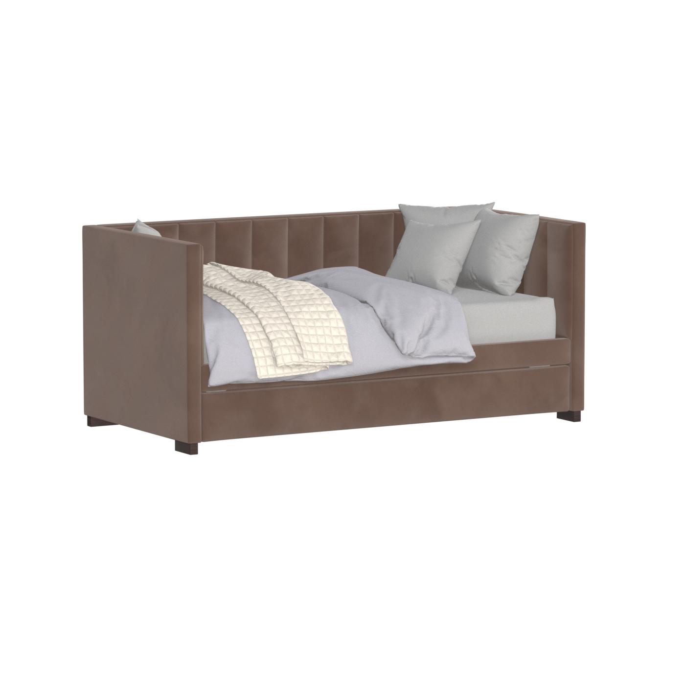 Capella Daybed with Sculpted Style and Built-In Versatility