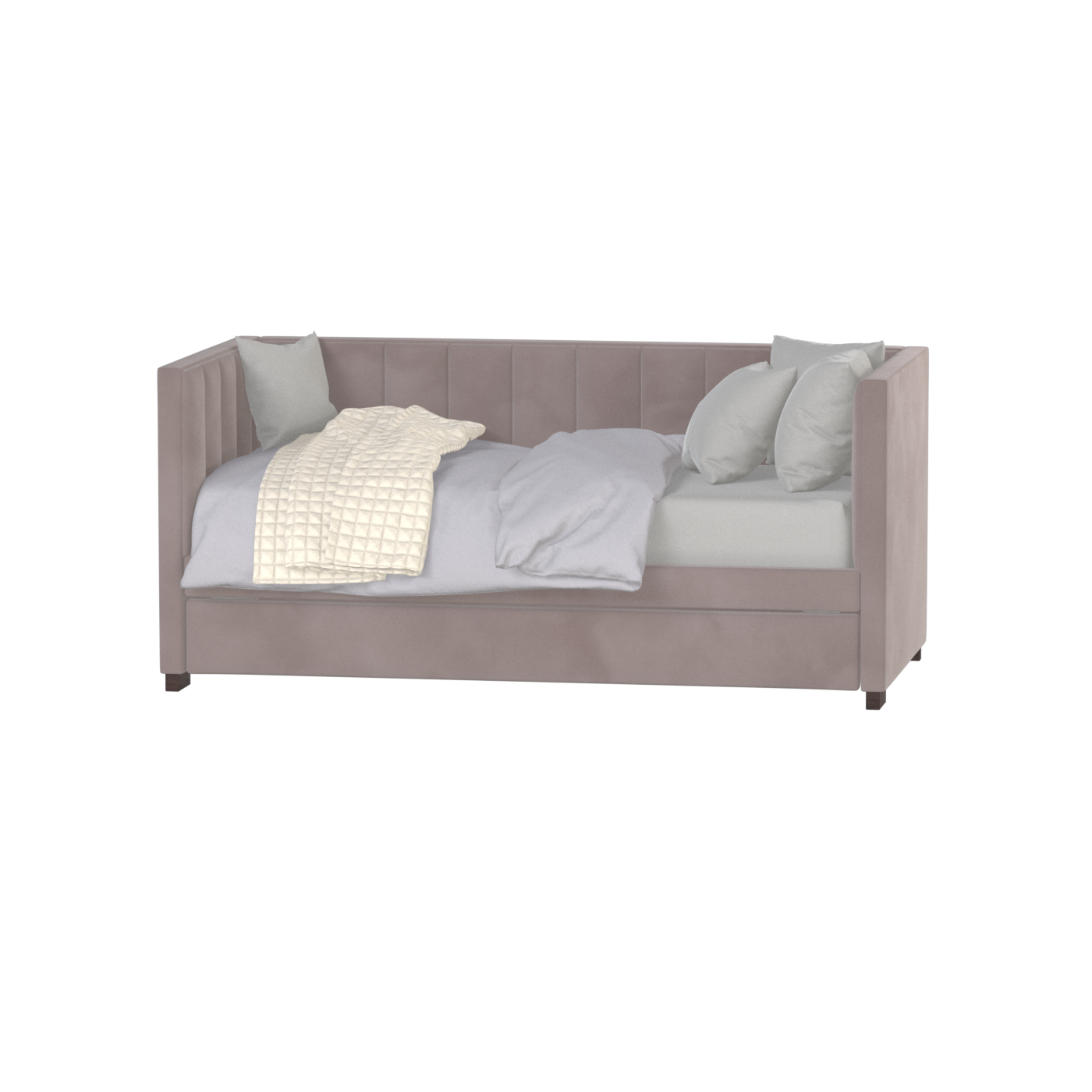 Capella Daybed with Sculpted Style and Built-In Versatility