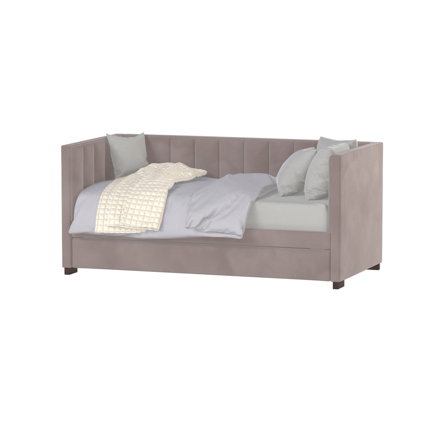 Capella Daybed with Sculpted Style and Built-In Versatility