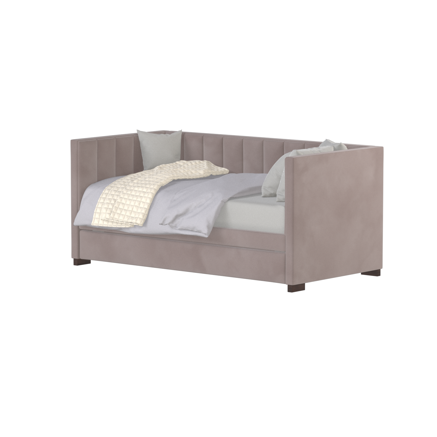 Capella Daybed with Sculpted Style and Built-In Versatility