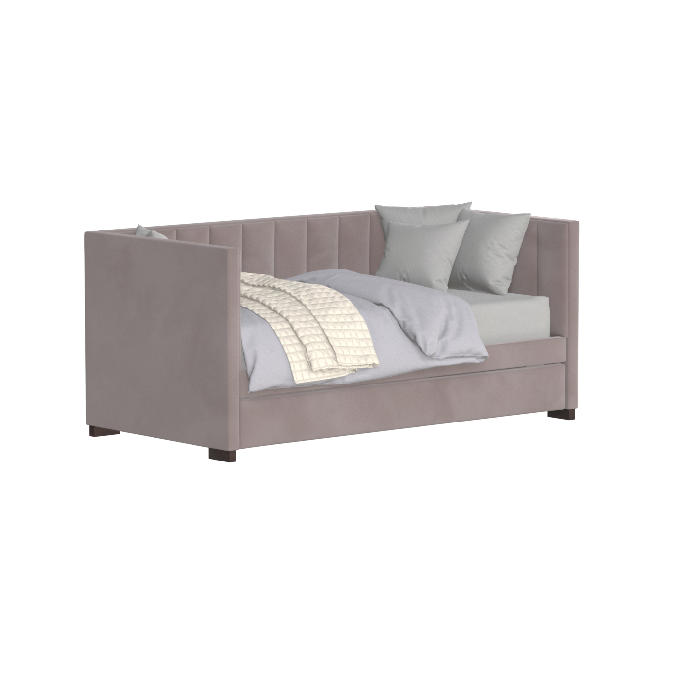 Capella Daybed with Sculpted Style and Built-In Versatility