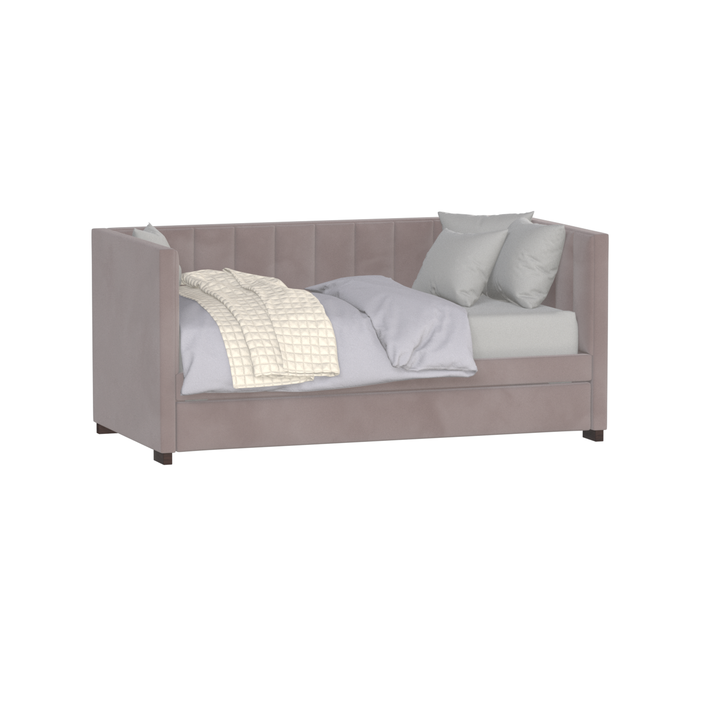 Capella Daybed with Sculpted Style and Built-In Versatility