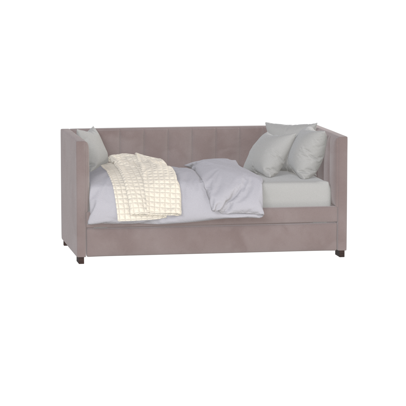 Capella Daybed with Sculpted Style and Built-In Versatility