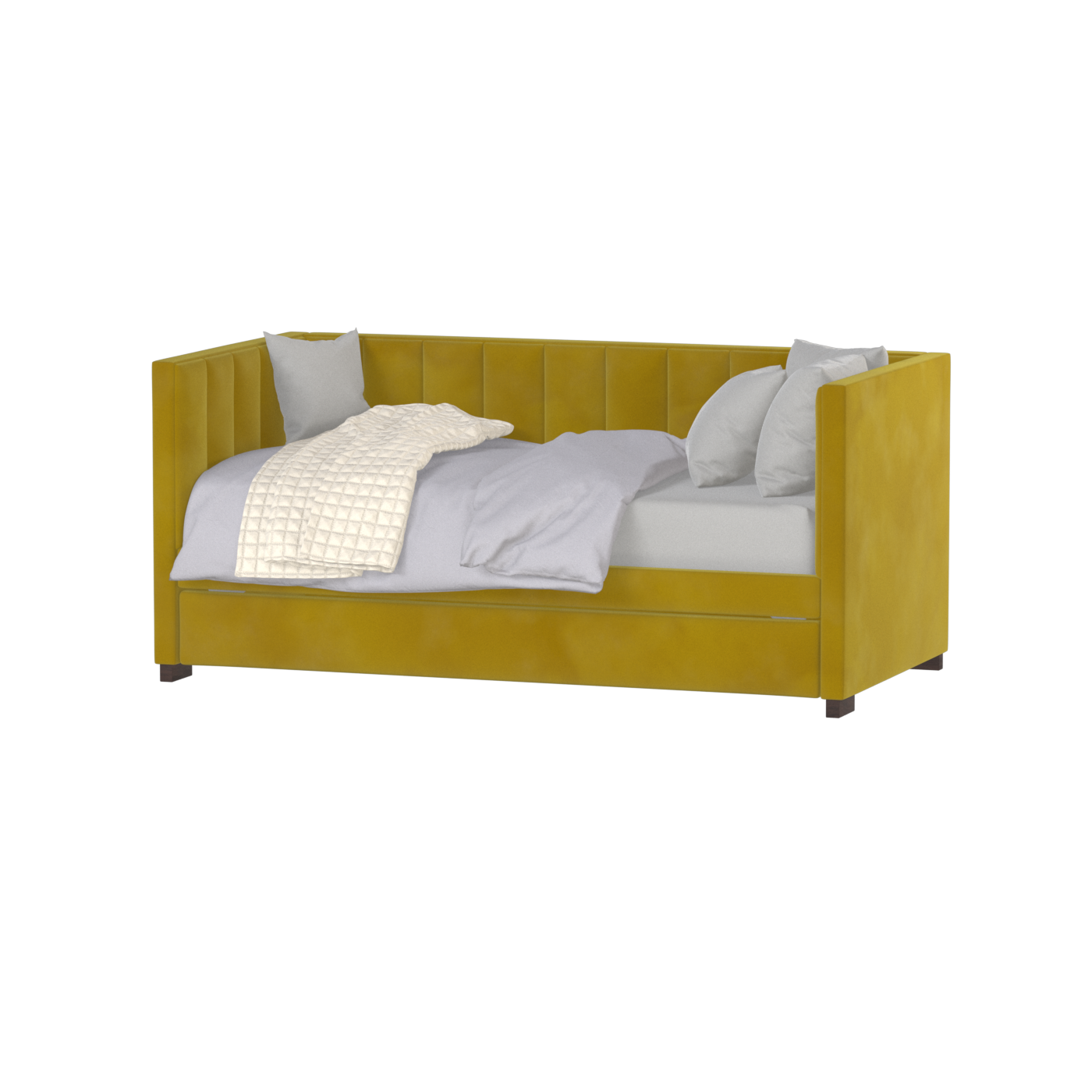 Capella Daybed with Sculpted Style and Built-In Versatility
