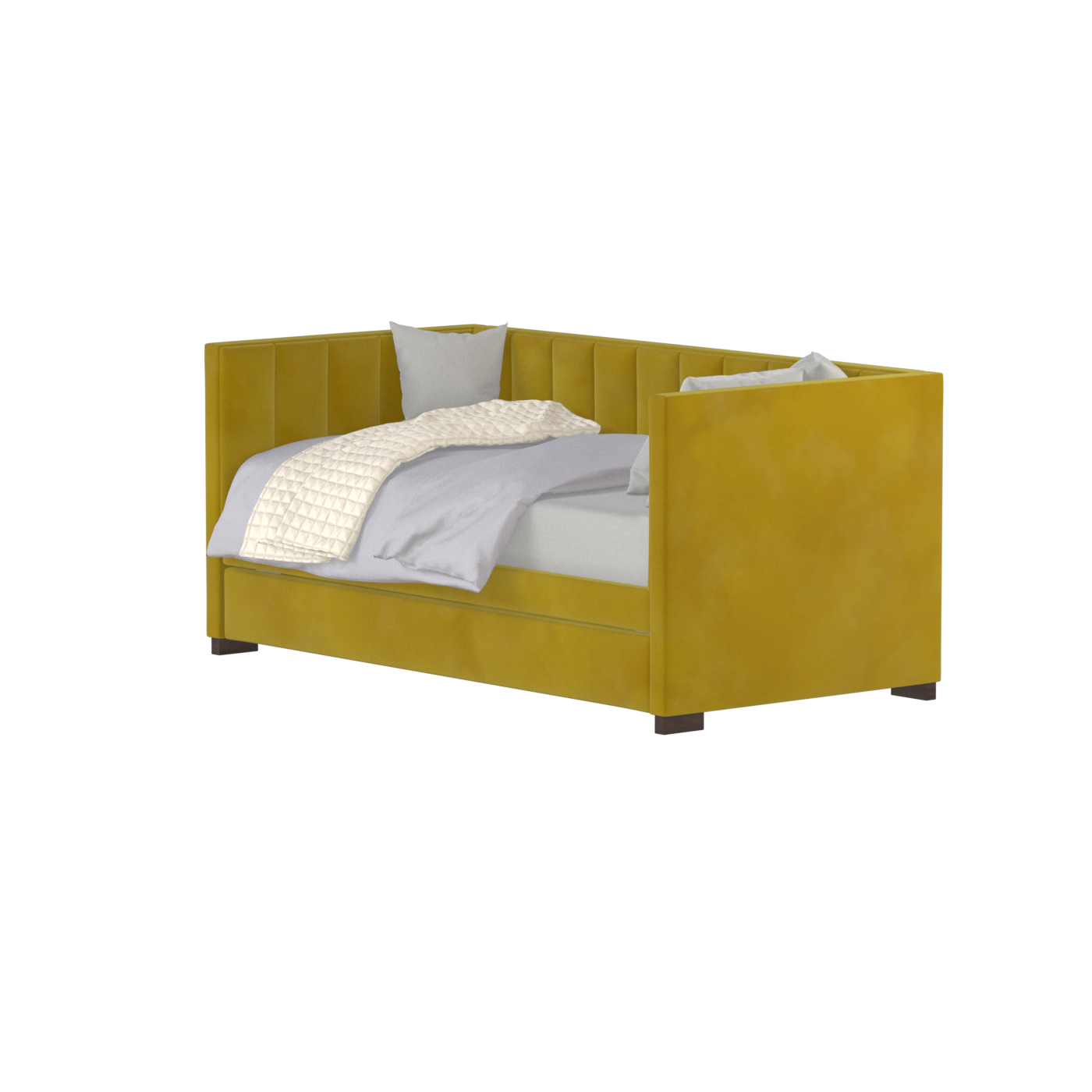 Capella Daybed with Sculpted Style and Built-In Versatility