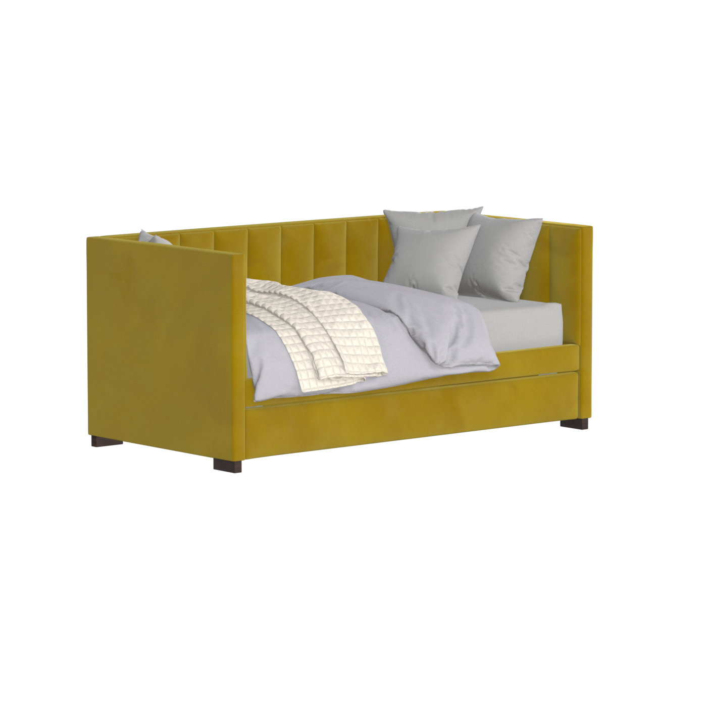 Capella Daybed with Sculpted Style and Built-In Versatility