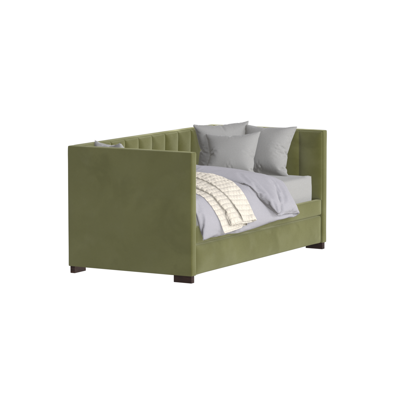 Capella Daybed with Sculpted Style and Built-In Versatility