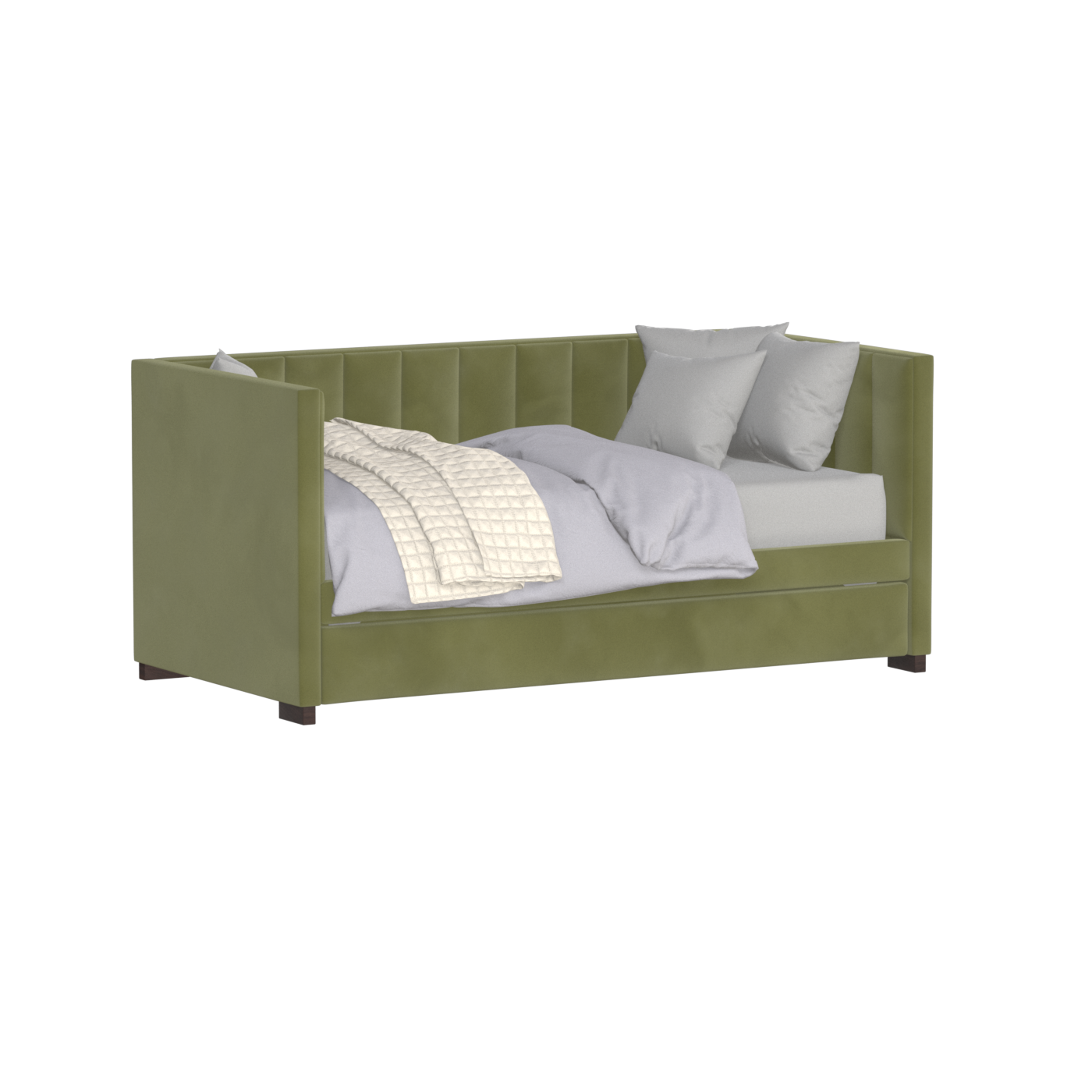 Capella Daybed with Sculpted Style and Built-In Versatility