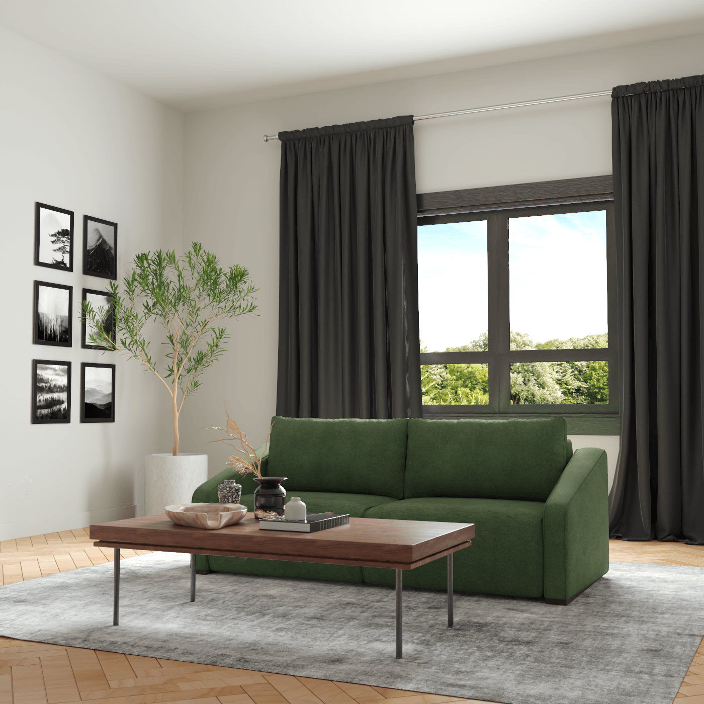 Chelsea Sofa Bed with Modern Form and Convertible Function