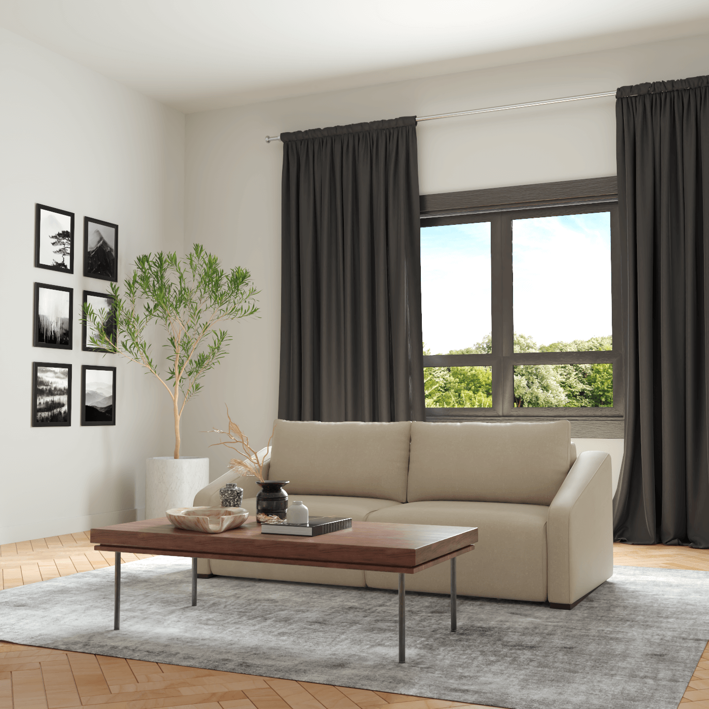 Chelsea Sofa Bed with Modern Form and Convertible Function