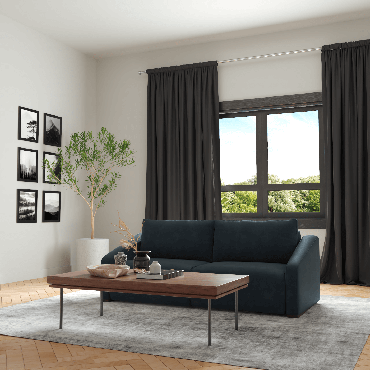 Chelsea Sofa Bed with Modern Form and Convertible Function