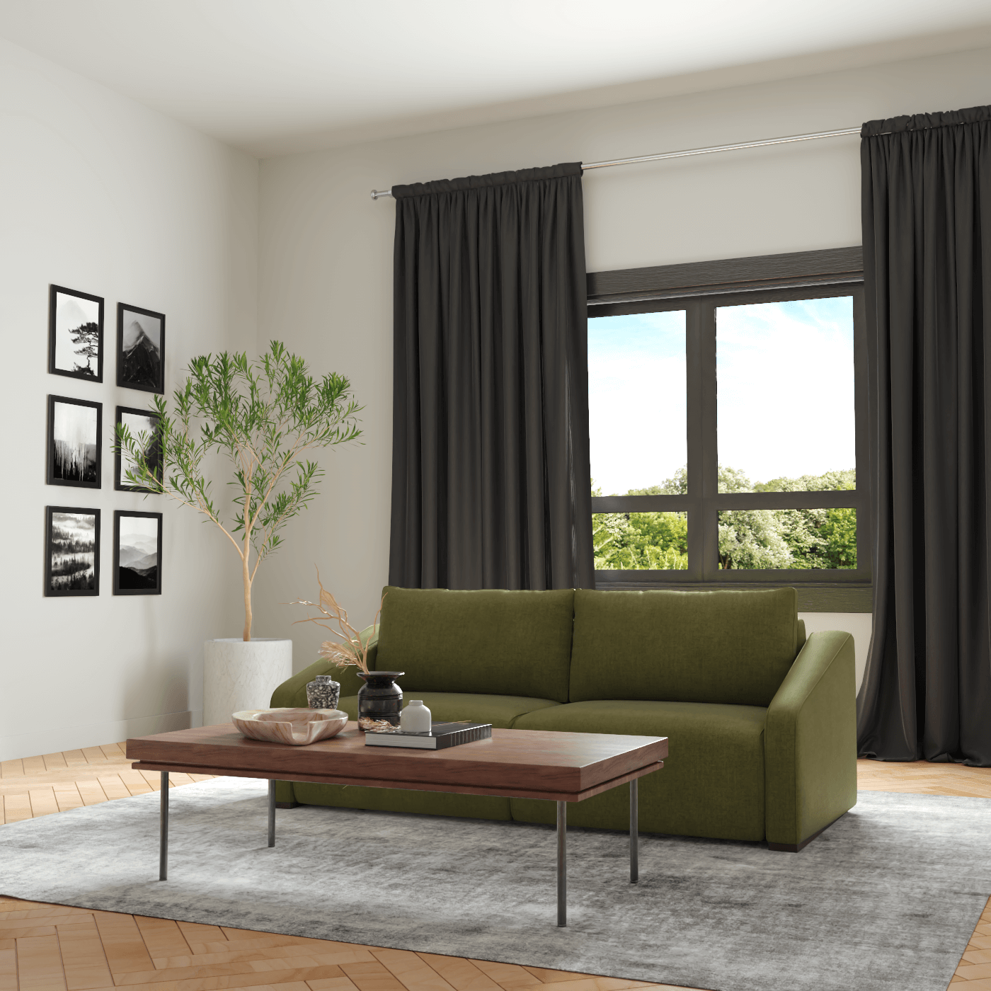 Chelsea Sofa Bed with Modern Form and Convertible Function
