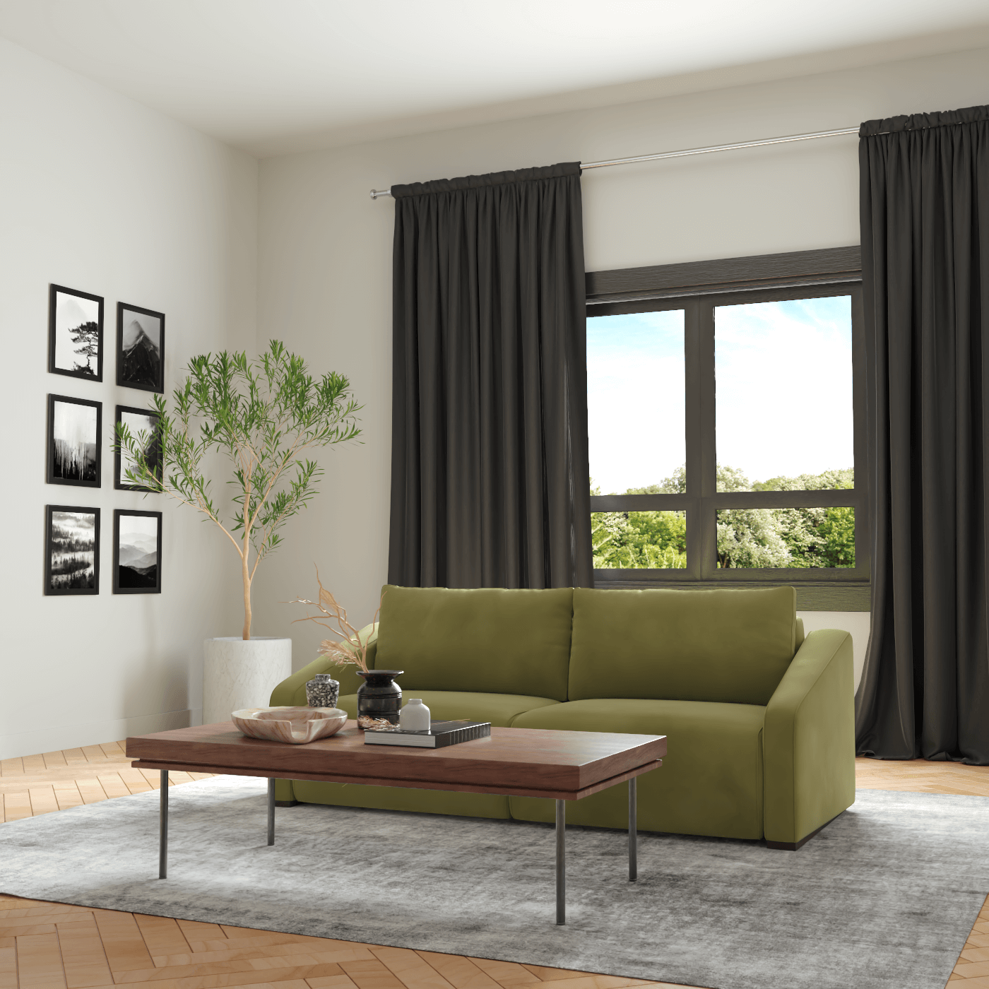 Chelsea Sofa Bed with Modern Form and Convertible Function