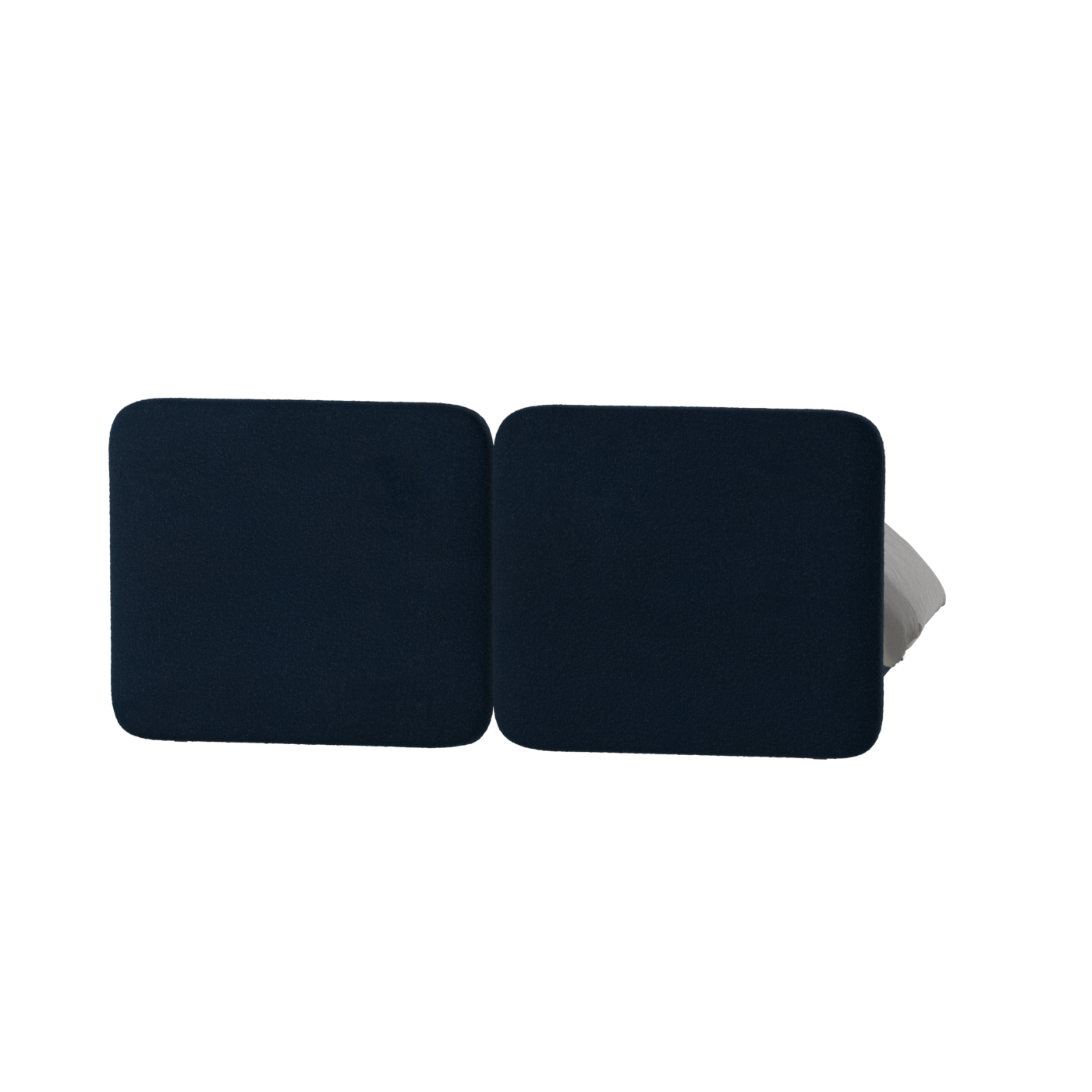 Chloe Upholstered Double Bed in Soft Woven Fabric