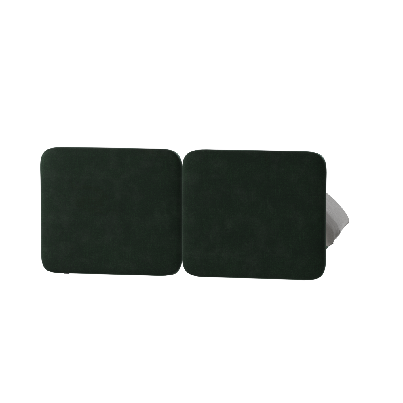Chloe Upholstered Double Bed in Soft Woven Fabric