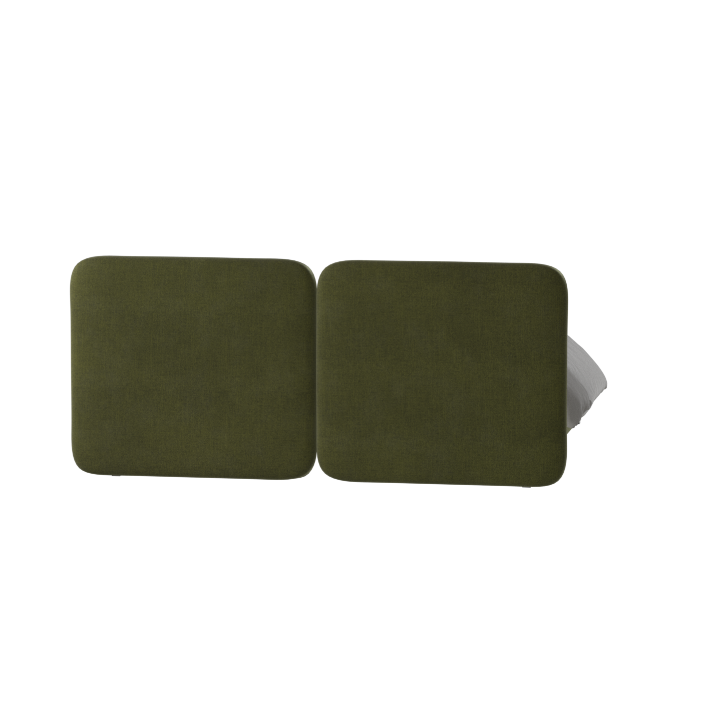 Chloe Upholstered Double Bed in Soft Woven Fabric