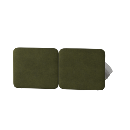 Chloe Upholstered Double Bed in Soft Woven Fabric