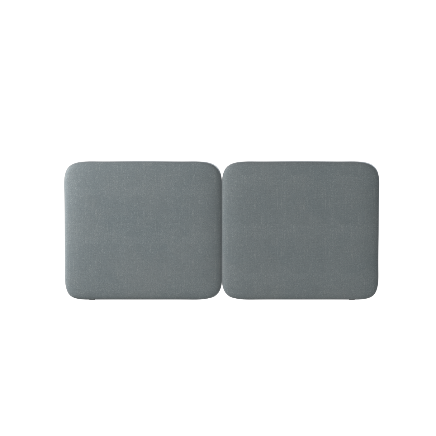 Chloe Upholstered Double Bed in Soft Woven Fabric
