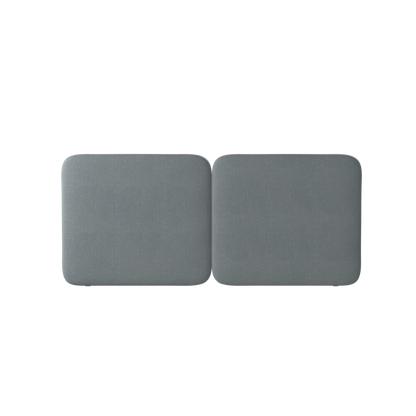 Chloe Upholstered Double Bed in Soft Woven Fabric